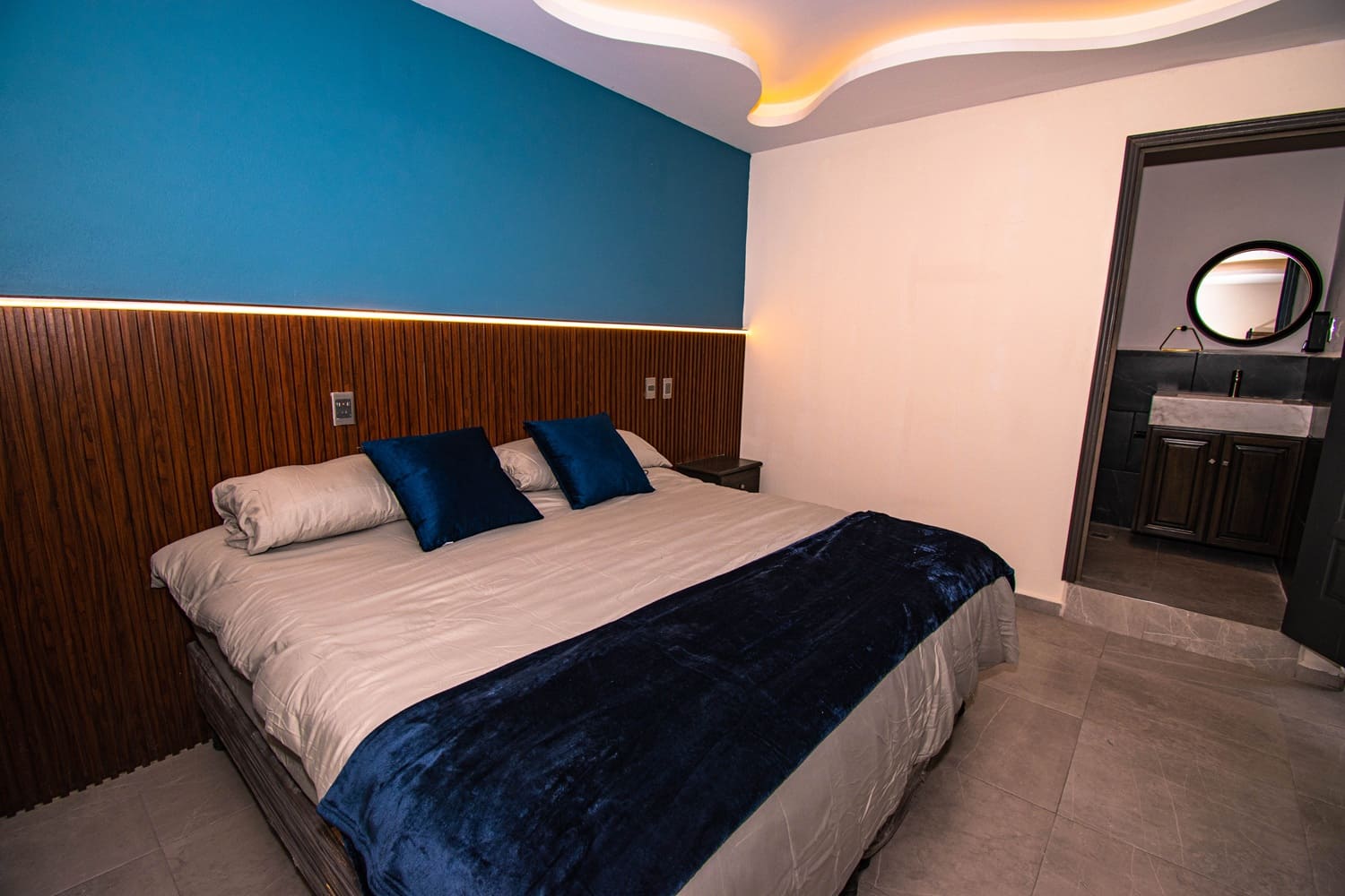 Pasillos del Hotel Boutique cerca de Teotihuacán